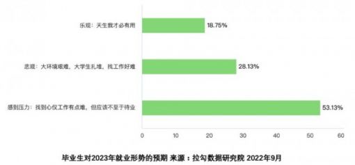 拉勾招聘2023届毕业生择业洞察：超80%认为就业形势感到压力或悲观 ... ...