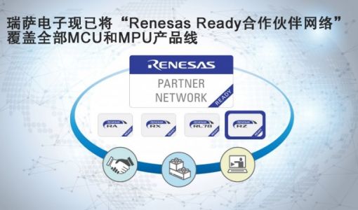 瑞萨电子现已将“Renesas Ready合作伙伴网络”覆盖全部MCU和MPU产品线 ... ...