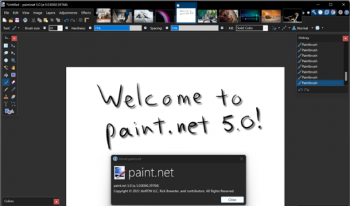 PS“迷你版”Paint.net推送新测试版：直接抛弃Win10以下系统版本 ... ...