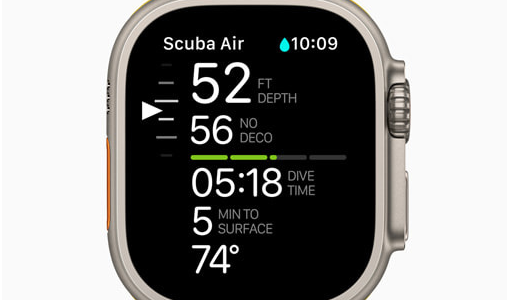 苹果为Apple Watch Ultra推出潜水爱好者神器Oceanic+应用