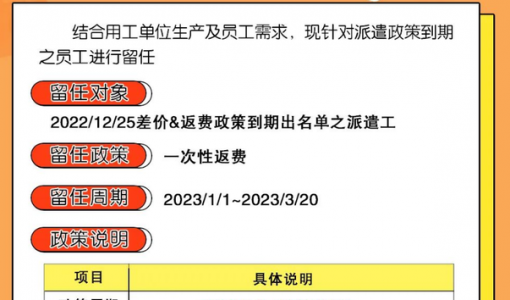 郑州富士康发布员工留任奖金政策，最高 5000 元