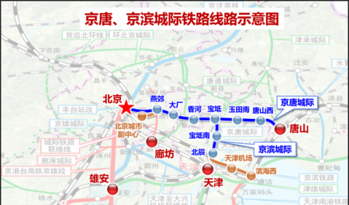 京唐、京滨城际铁路今起开通运营，北京站至唐山站最快 1 小时 03 分 ... ...