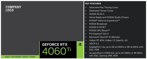 消息称英伟达GeForce RTX 4060 Ti目标价450美元，5月发布