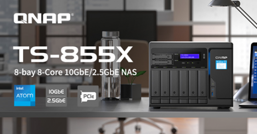 QNAP推出新款TS-855X NAS 内置10GbE/2.5GbE网络及可扩充25GbE网络