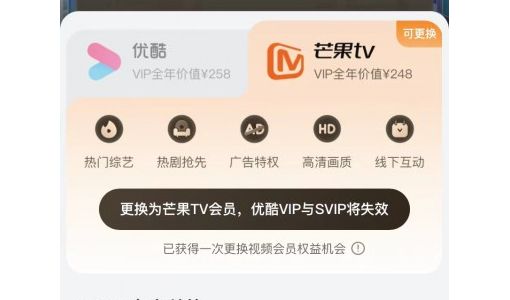 芒果TV正式宣布与88VIP达成合作，一大波会员福利出街