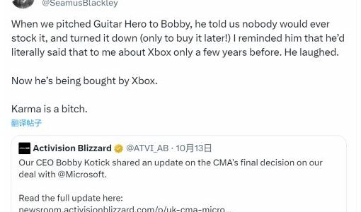 杀人诛心！Xbox联合创始人收购完成后发文嘲讽动视CEO