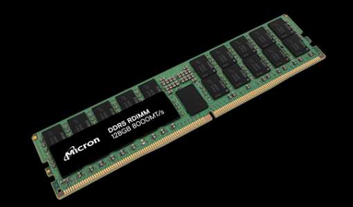 美光推出基于32Gb单裸片的128GB DDR5 RDIMM 内存